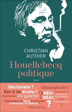Couverture du produit · Houellebecq politique