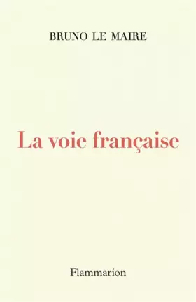 Couverture du produit · La voie française