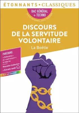 Couverture du produit · Discours de la servitude volontaire - Bac 2026