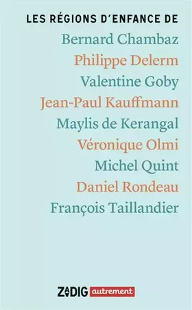 Couverture du produit · Les régions d'enfance