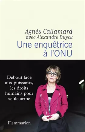 Couverture du produit · Une enquêtrice à l'ONU