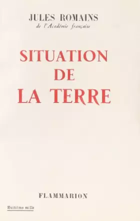 Couverture du produit · Situation de la terre
