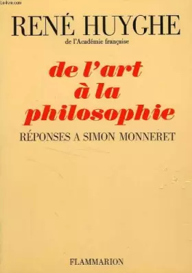 Couverture du produit · De l'art à la philosophie