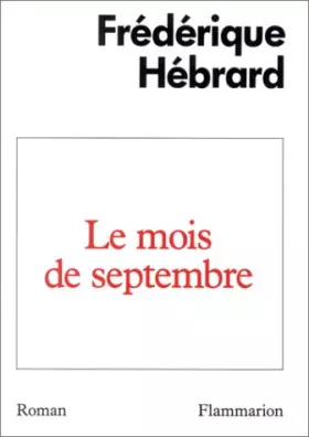 Couverture du produit · Le Mois de septembre