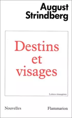 Couverture du produit · Destins et visages : Nouvelles historiques
