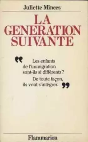 Couverture du produit · La génération suivante