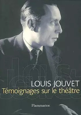 Couverture du produit · Témoignages sur le théâtre