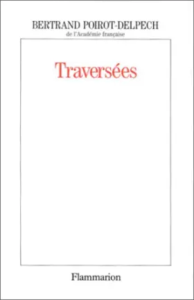 Couverture du produit · Traversées