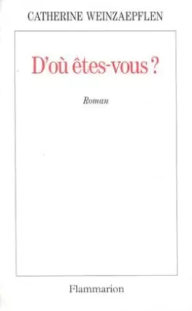 Couverture du produit · D' ou êtes-vous