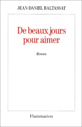 Couverture du produit · De beaux jours pour aimer