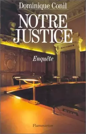 Couverture du produit · Notre justice