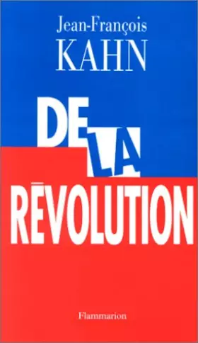 Couverture du produit · De la révolution