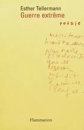 Couverture du produit · Guerre extrême: - POESIE