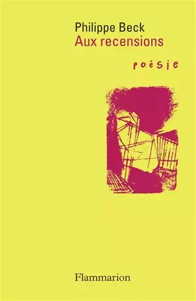 Couverture du produit · Aux recensions: - POESIE