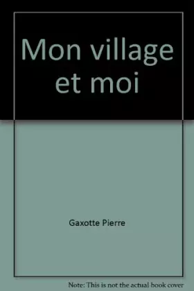 Couverture du produit · Mon village et moi