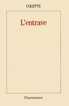 Couverture du produit · L'Entrave