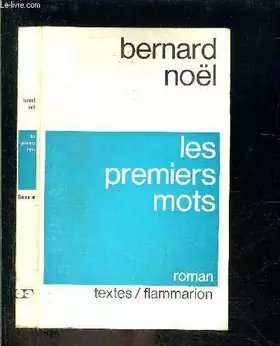 Couverture du produit · Les premiers mots