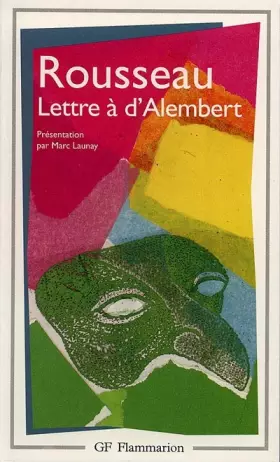 Couverture du produit · Lettres à d'Alembert