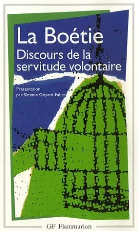 Couverture du produit · Discours de la servitude volontaire