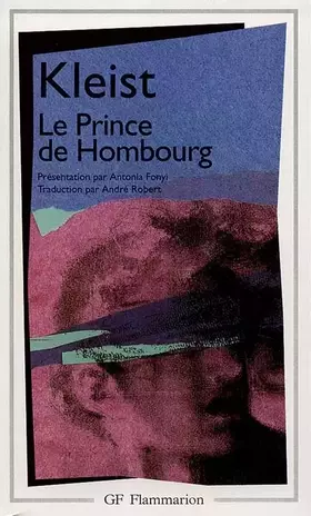 Couverture du produit · Le prince de Hombourg