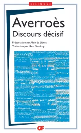 Couverture du produit · Discours décisif : Edition bilingue français-arabe