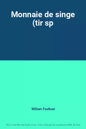 Couverture du produit · Monnaie de singe (tir sp