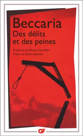 Couverture du produit · Des délits et des peines