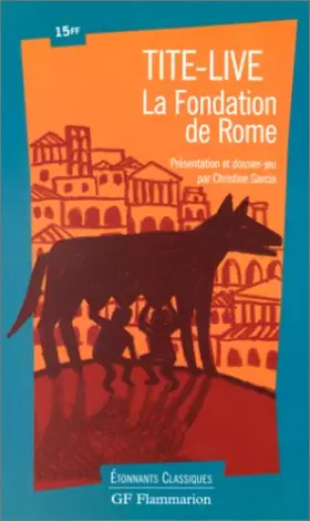 Couverture du produit · La fondation de Rome