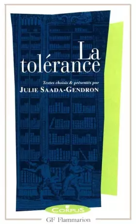 Couverture du produit · La Tolérance