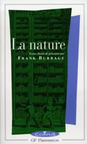 Couverture du produit · La Nature