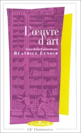 Couverture du produit · L'Oeuvre d'art