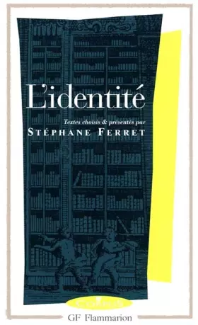 Couverture du produit · L'Identité