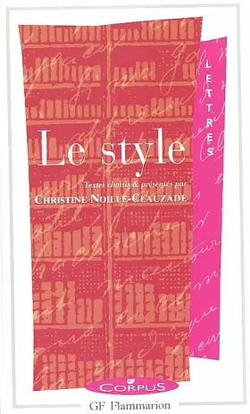 Couverture du produit · Le style