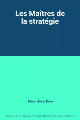Couverture du produit · Les Maîtres de la stratégie