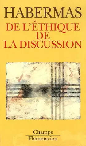 Couverture du produit · De l'ethique de la discussion