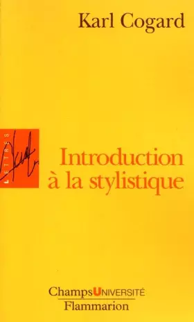 Couverture du produit · Introduction à la stylistique