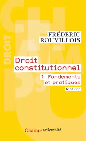 Couverture du produit · Droit constitutionnel : La Ve République