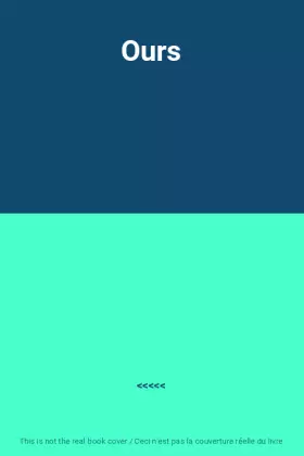 Couverture du produit · Ours