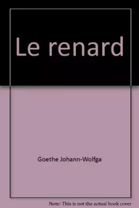 Couverture du produit · Le renard