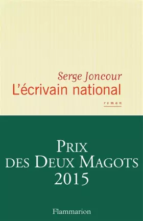 Couverture du produit · L'écrivain national