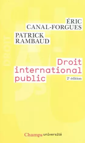 Couverture du produit · Droit international public