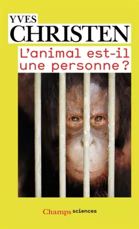 Couverture du produit · L'animal est-il une personne ?