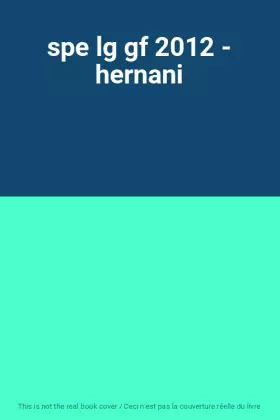 Couverture du produit · spe lg gf 2012 - hernani