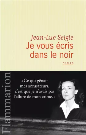 Couverture du produit · Je vous écris dans le noir