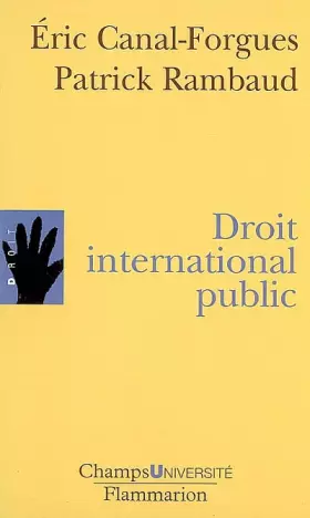 Couverture du produit · Droit international public