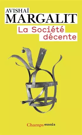 Couverture du produit · La société décente