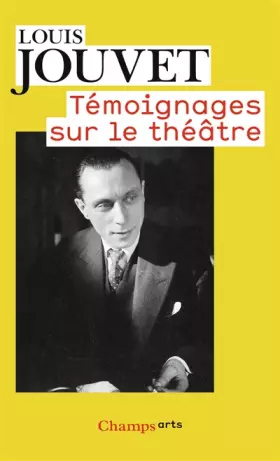 Couverture du produit · Témoignages sur le théâtre
