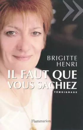 Couverture du produit · Il faut que vous sachiez