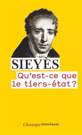 Couverture du produit · Qu'est-ce que le tiers-état ?