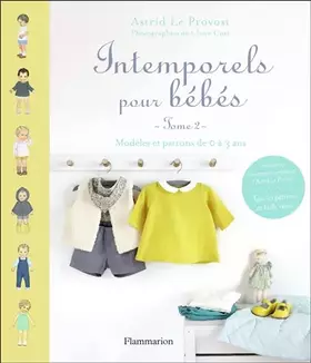 Couverture du produit · Modèles et patrons de 0 à 3 ans